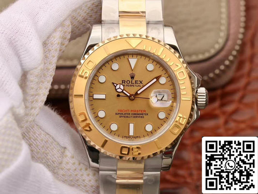 Rolex Yacht-Master 16623 1:1 Best Edition Gold Dial Swiss ETA2836 Gold Wrapped