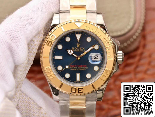 Rolex Yacht-Master 40mm 16623 1:1 Best Edition Swiss ETA2836 Gold Wrapped Blue Dial