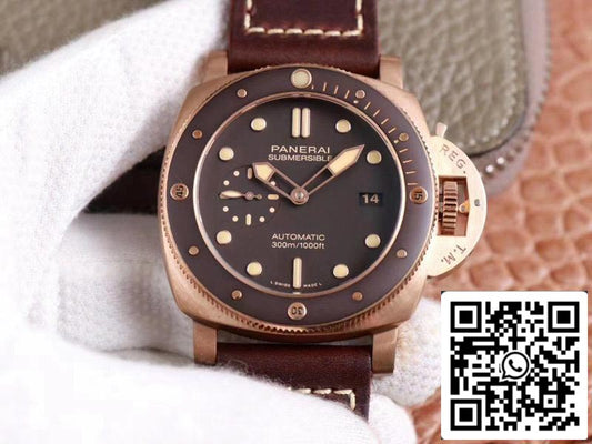Panerai Submersible PAM00968 1:1 Best Edition VS Factory Brown Dial Swiss P9010