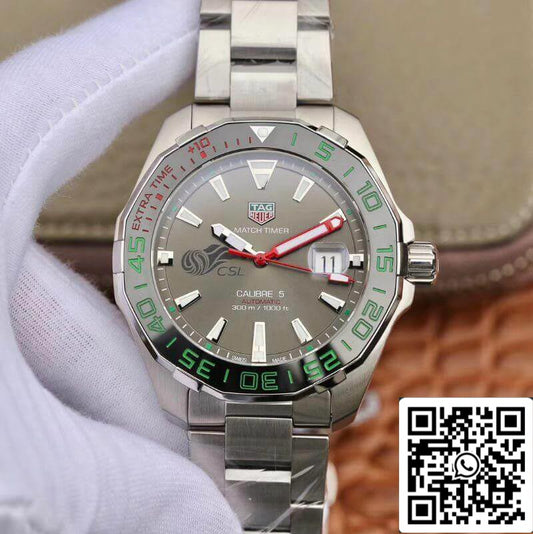 Tag Heuer Aquaracer Calibre 5 Chinese Super League 43mm 1:1 Best Edition Stainless Steel