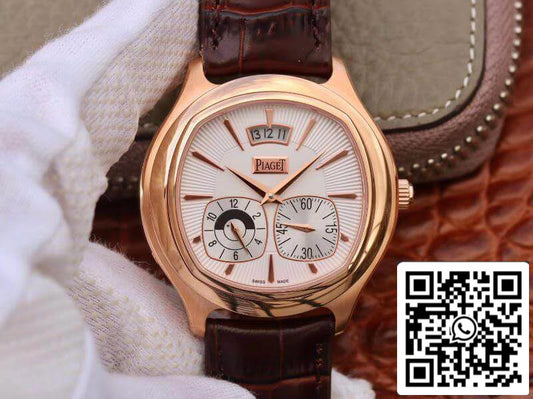 Piaget Black Tie Emperador G0A32017 Mechanische Uhren 1:1 Best Edition SWISS 850P 18 Karat Roségold, weißes Zifferblatt