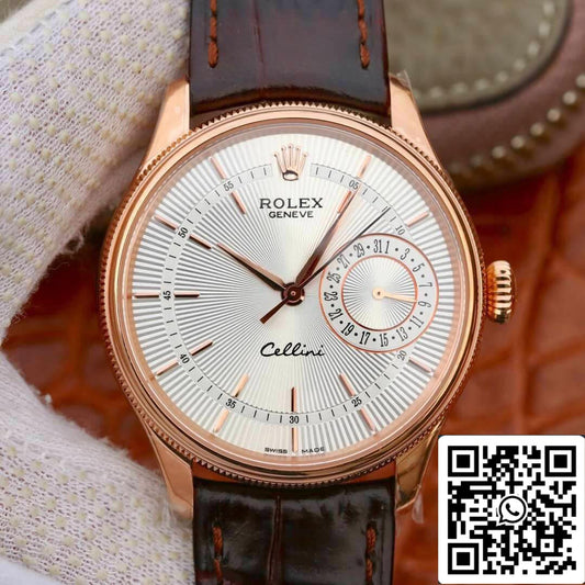 Rolex Celini Date M50515-0008 1:1 Best Edition MKS Factory Silbernes Zifferblatt