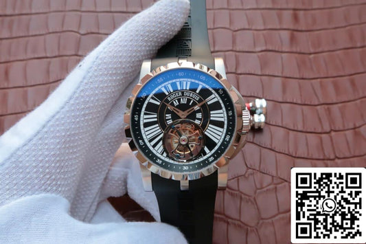Roger Dubuis Hommage Tourbillon 1:1 Best Edition JB Factory Rose Gold