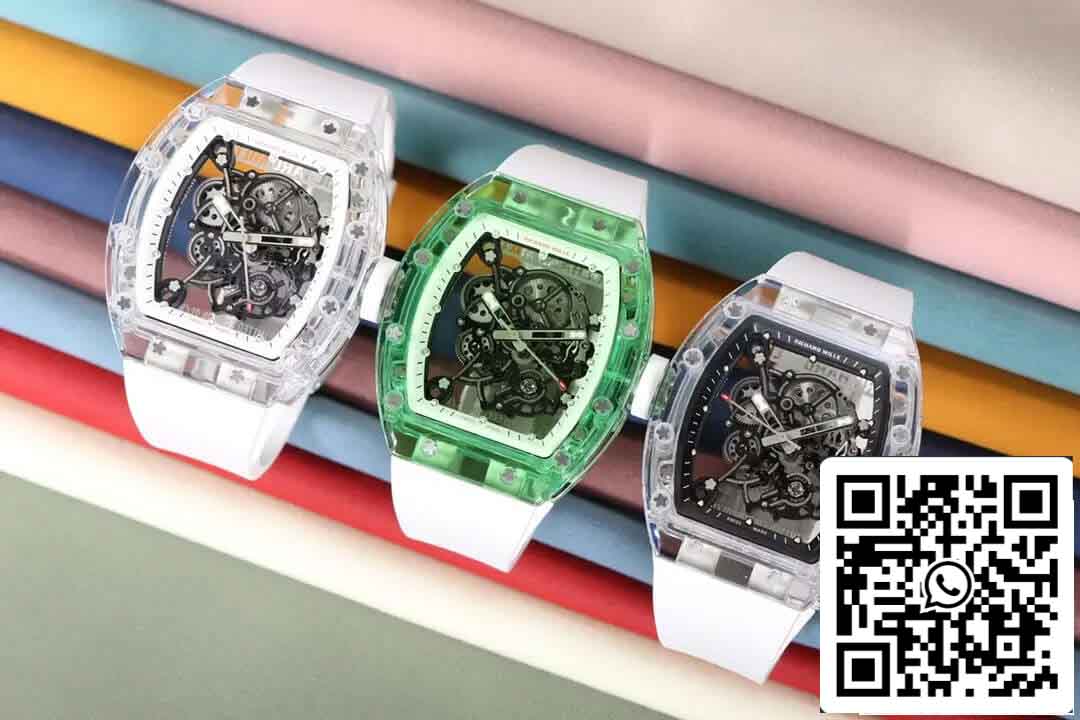 Richard Mille RM055 Best 1:1 Edition RM Factory Rubber Strap