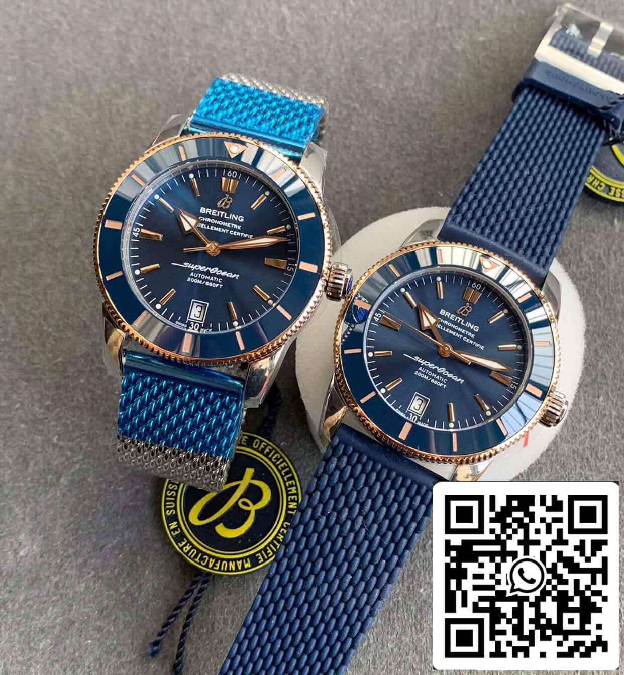 Breitling Superocean Heritage UB2010161C1S1 1:1 Meilleure édition GF Factory Cadran bleu