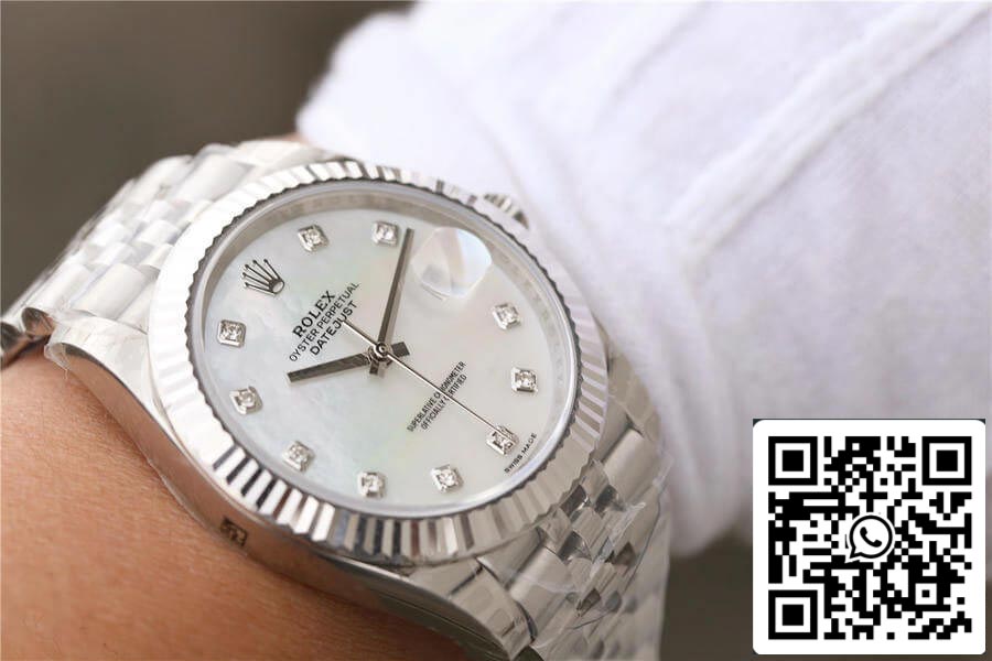 Rolex Datejust M126334-0020 1:1 Best Edition EW Factory Perlmuttzifferblatt