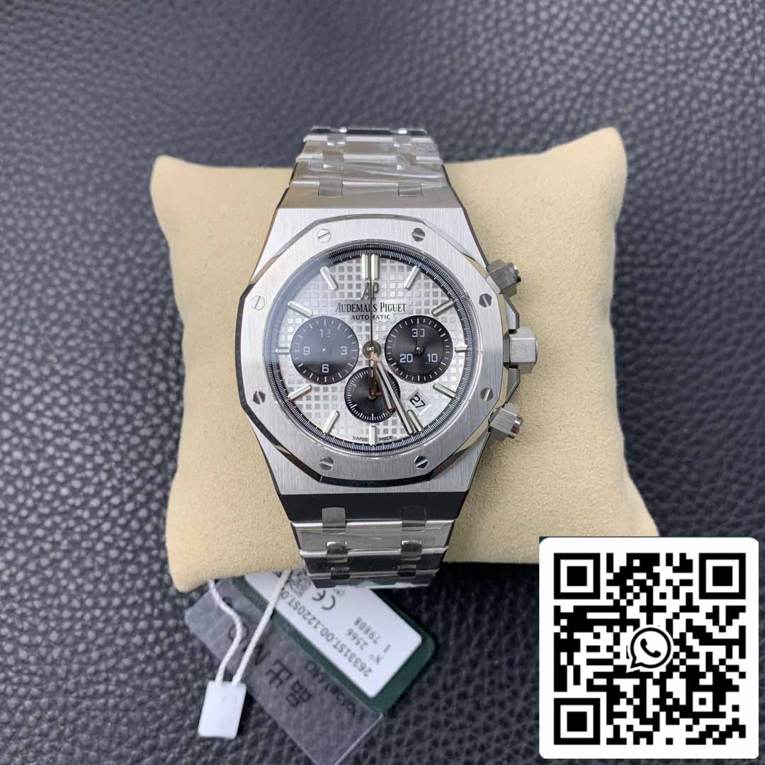 Audemars Piguet Royal Oak 26331 1:1 Meilleure édition OM Factory Cadran blanc Acier inoxydable