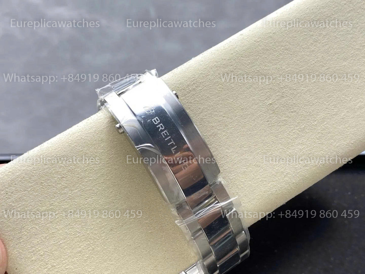 TF Factory Breitling Superocean 44 Green Bezel and Stainless Steel Strap