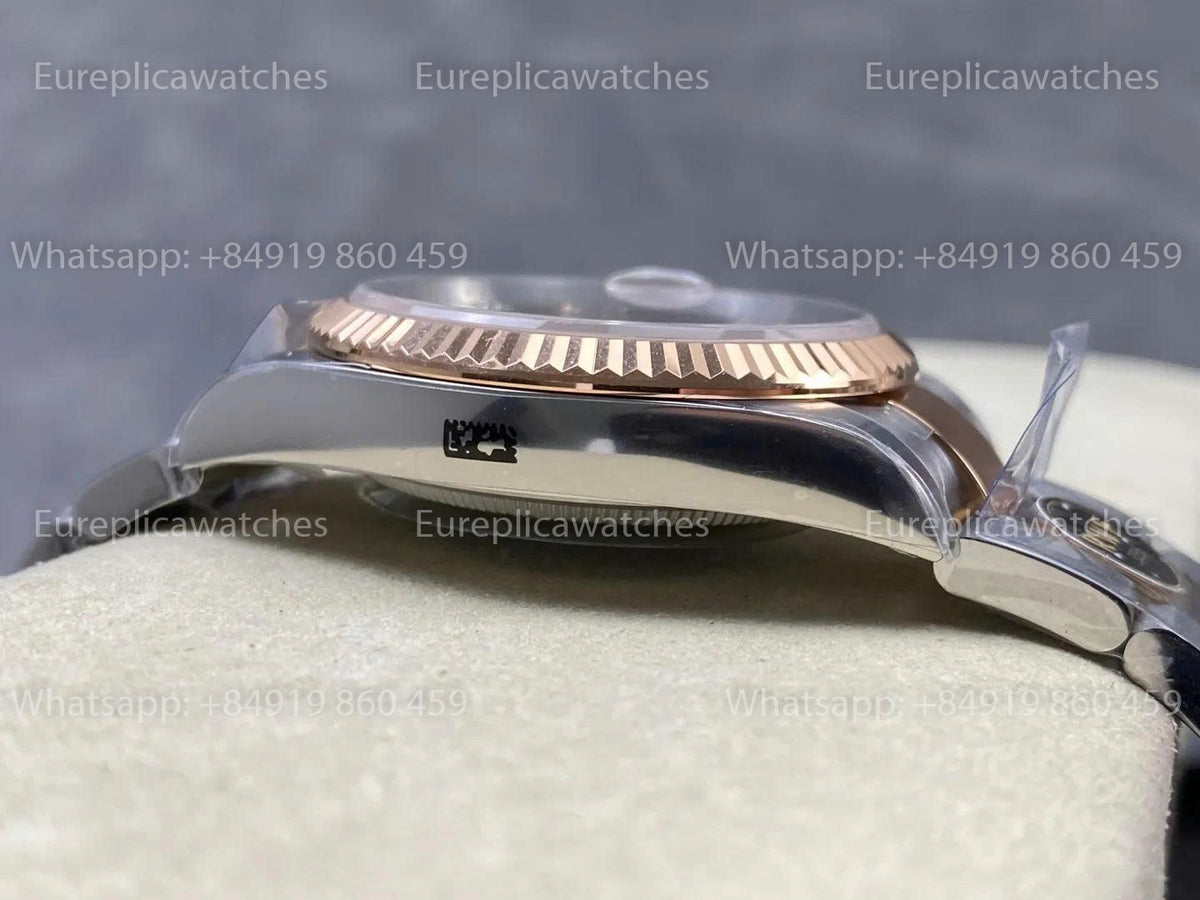 RWF Factory Rolex Datejust 41mm M126331-0003 126331-0003 – Beschwertes Roségold JH 3235 mit freier Unruh