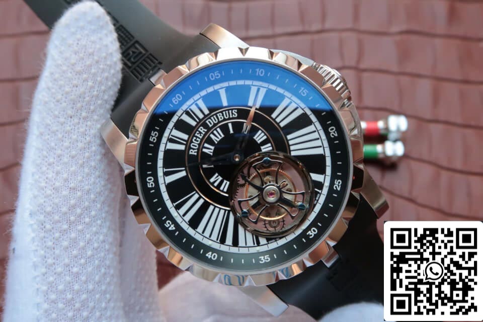 Roger Dubuis Hommage Tourbillon 1:1 Best Edition JB Factory Rose Gold