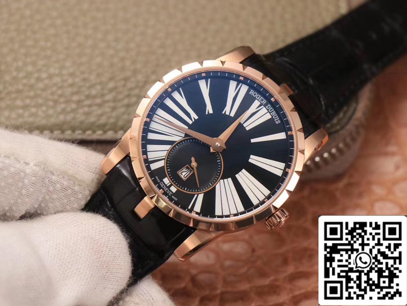 Roger Dubuis Excalibur DBEX0537 1:1 Best Edition PF Factory Rose Gold Swiss ETA9015