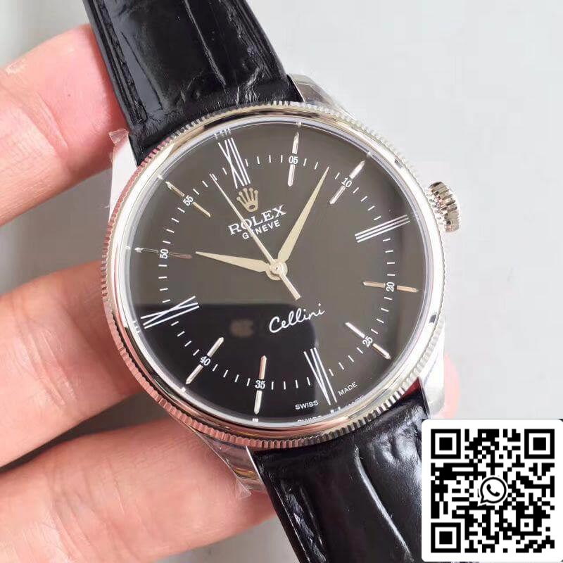 Rolex Cellini 50509 MKS Factory Schwarzes Zifferblatt 1:1 Best Edition Swiss ETA3132