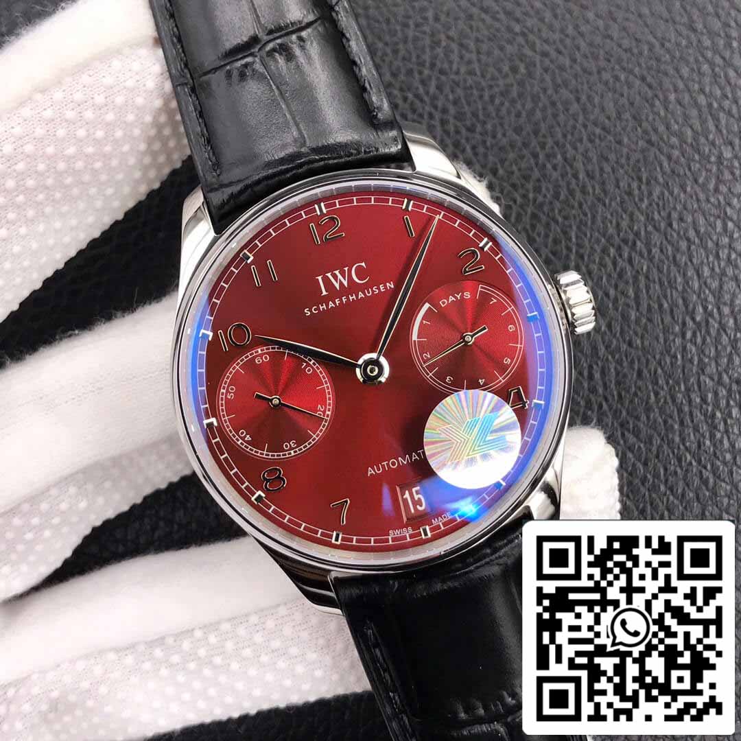IWC Portugieser IW500714 1:1 Meilleure édition YL Factory Cadran rouge bordeaux