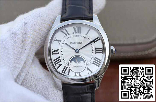 Drive De Cartier Moonphase WSNM0008 1:1 Best Edition Stainless Steel