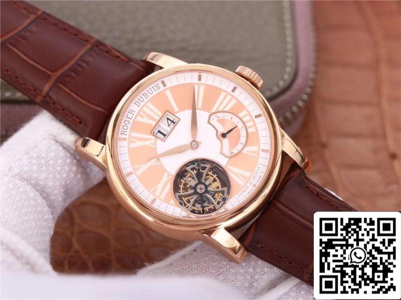 Roger Dubuis Hommage RDDBHO0568 Tourbillon 1:1 Meilleure édition JB Factory Cadran Champagne Suisse RD540