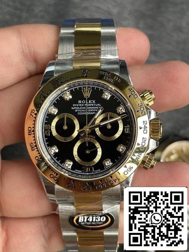 Rolex Daytona M116503-0011 1:1 Meilleure édition BT Factory Cadran noir