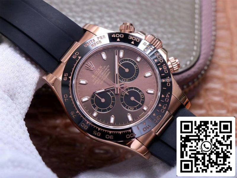 Rolex Daytona M116515LN-0041 1:1 Best Edition Noob Factory Schokoladenzifferblatt Schweizer ETA4130