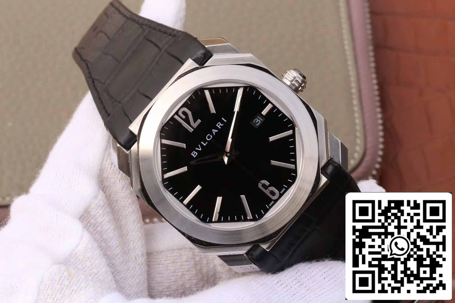 Bvlgari Octo 101964 BGO41BSLD 1:1 Meilleure édition Lunette en acier inoxydable