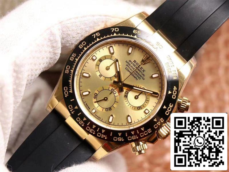 Rolex Daytona M116518LN-0042 1:1 Best Edition Noob Factory Champagner Zifferblatt Schweizer ETA4130