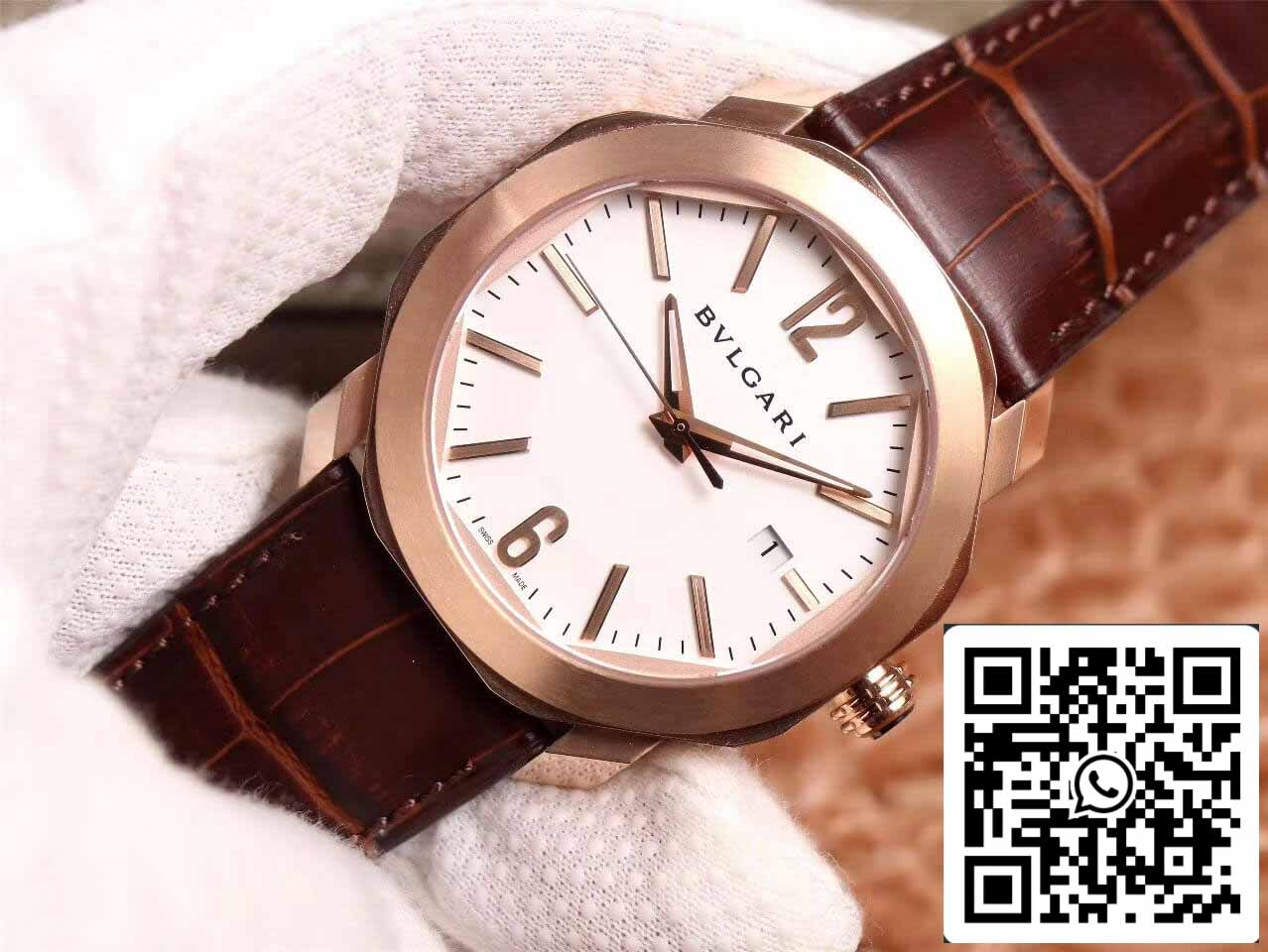 Bvlgari Octo 1:1 Best Edition BV Factory weißes Zifferblatt