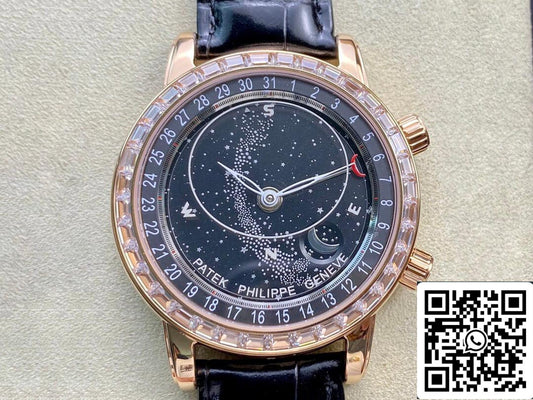 Patek Philippe Grand Complications 6104R-001 1:1 Best Edition AI Factory Sky Moon Black Dial