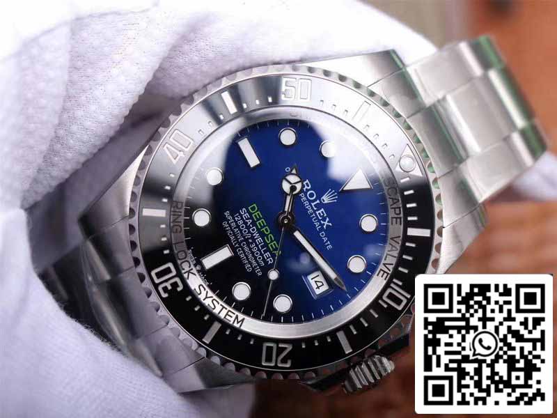 Rolex Sea-Dweller Deepsea M126660-0002 1:1 Beste Edition Noob Factory D-Blue Swiss ETA3235