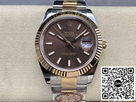 Rolex Datejust 41MM M126331-0001 1:1 Best Edition Clean Factory Chocolate Dial