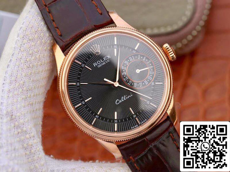 Rolex Celini 50515 MKS Factory Herrenuhren 1:1 Best Edition Swiss ETA2836 Schwarzes Zifferblatt