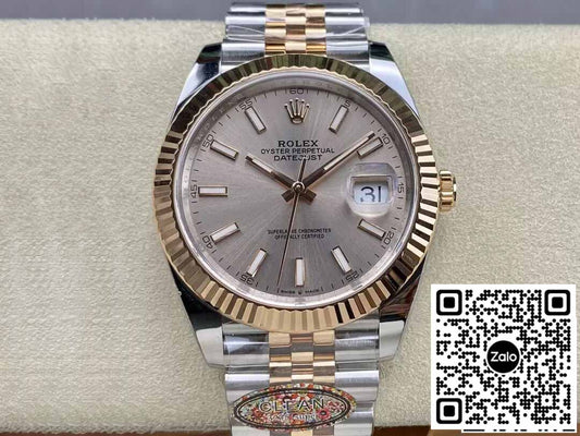 Rolex Datejust 41MM M126331-0010 1:1 Best Edition Clean Factory Rose Gold