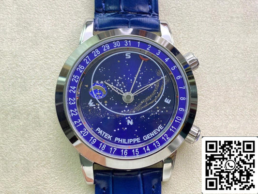 Patek Philippe Grand Complications 6102P-001 1:1 Best Edition AI Factory Sky Moon Blue Zifferblatt