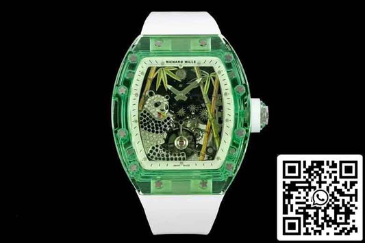 Richard Mille RM26-01 Tourbillon  Best 1:1 Edition RM Factory Green Skeleton Dial