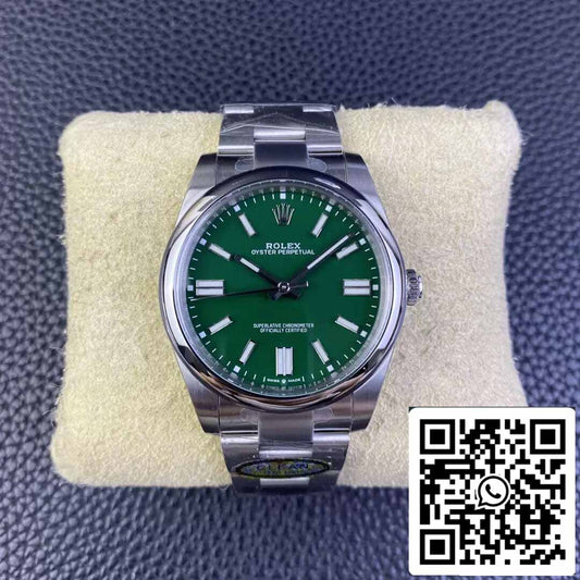 Rolex Oyster Perpetual M124300-0005 41MM 1:1 Best Edition Clean Factory Green Dial