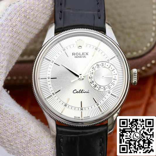Rolex Celini Date M50519-0006 1:1 Best Edition MKS Factory, weißes Zifferblatt