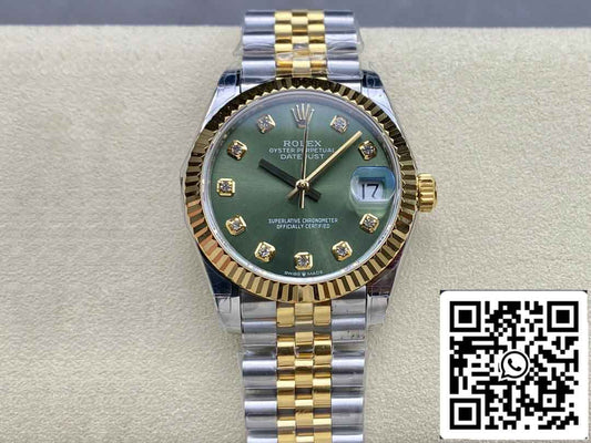 Rolex Datejust M278273-0030 31 mm 1:1 Best Edition GS Factory grünes Zifferblatt