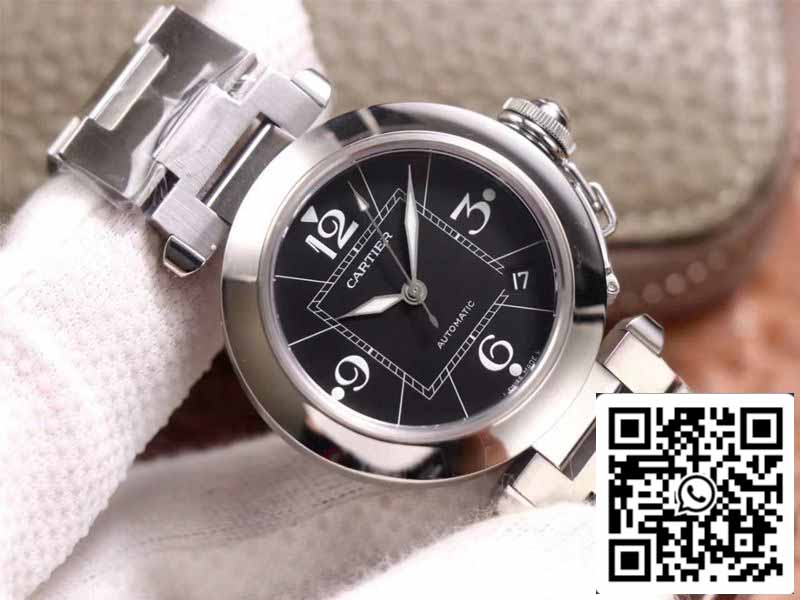 Cartier Pasha W31076M7 1:1 Meilleure édition V9 Factory Cadran noir Suisse Cal.049
