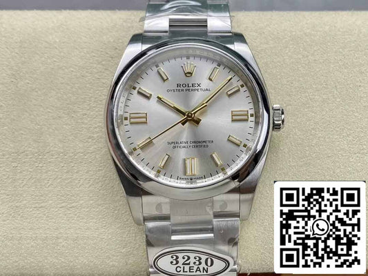 Rolex Oyster Perpetual M126000-0001 36MM 1:1 Best Edition Clean Factory Silver Dial