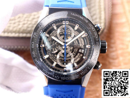 TAG Heuer Carrera CAR2A1T.FT6052 1:1 Best Edition XF Factory Blue Rubber Strap