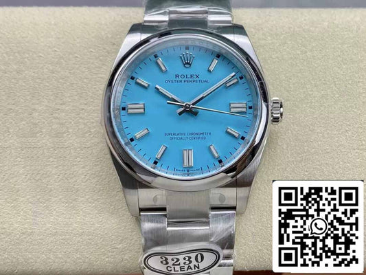 Rolex Oyster Perpetual M124300-0006 41MM 1:1 Best Edition Clean Factory Tiffany Blue Dial