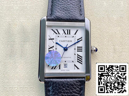 Cartier Tank WSTA0029 1:1 Best Edition AF Factory White Dial