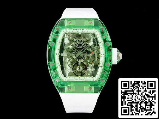 Richard Mille RM 56-01 Tourbillon 1:1 Best Edition RM Factory Green Transparent Case