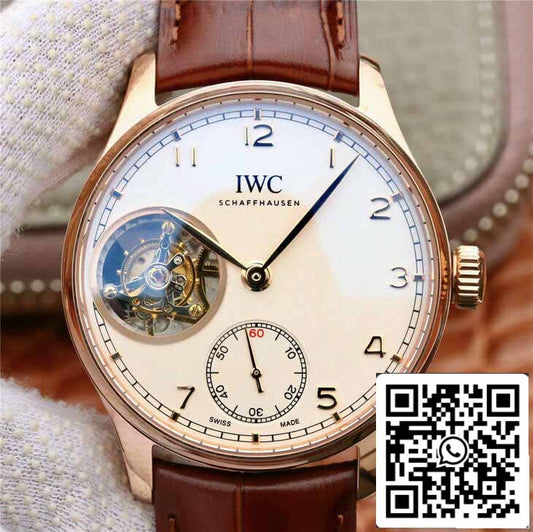 IWC Portuguese Tourbillon IW546302 1:1 Best Edition ZF Factory Silver Dial