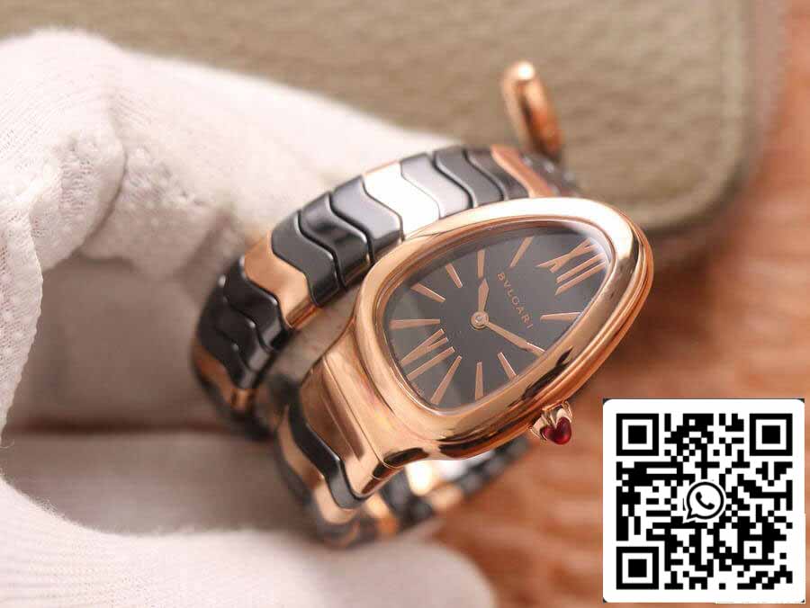 Bvlgari Serpenti 1:1 Best Edition BV Factory Boîtier en or rose