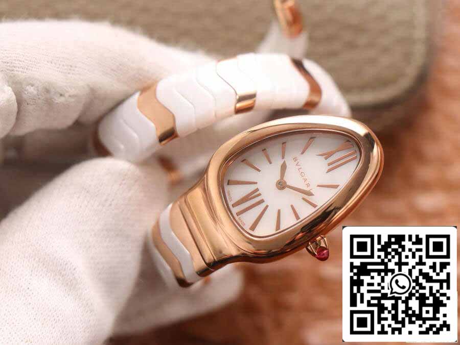 Bvlgari Serpenti 1:1 Best Edition BV Factory weißes Zifferblatt