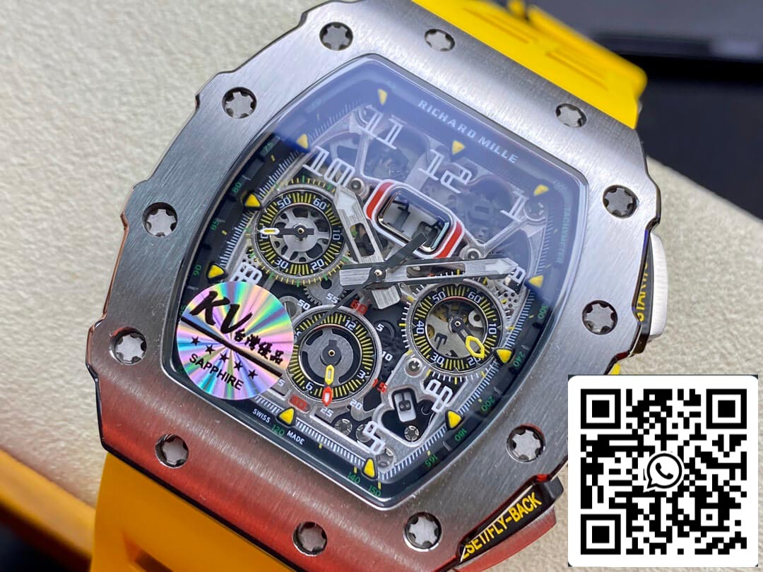 Richard Mille RM011 FELIPE MASSA 1:1 Best Edition KV Factory Titanstahlgehäuse