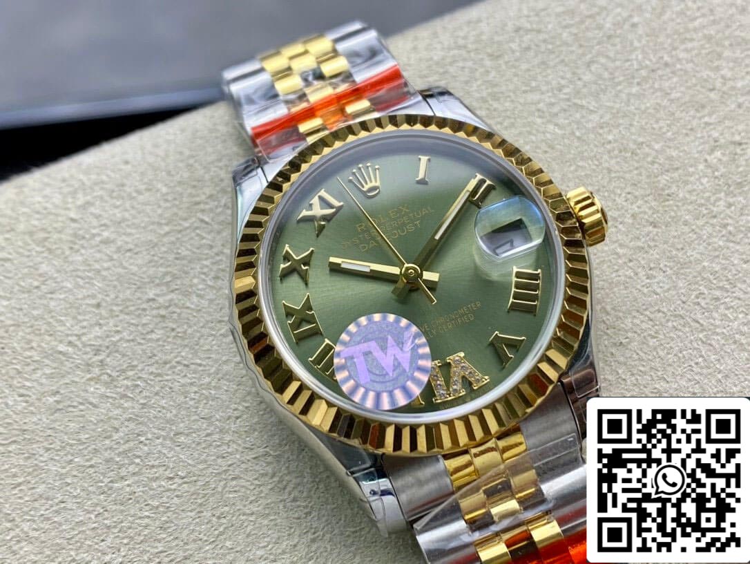 Rolex Datejust 178273 31 mm 1:1 Best Edition TW Factory grünes Zifferblatt