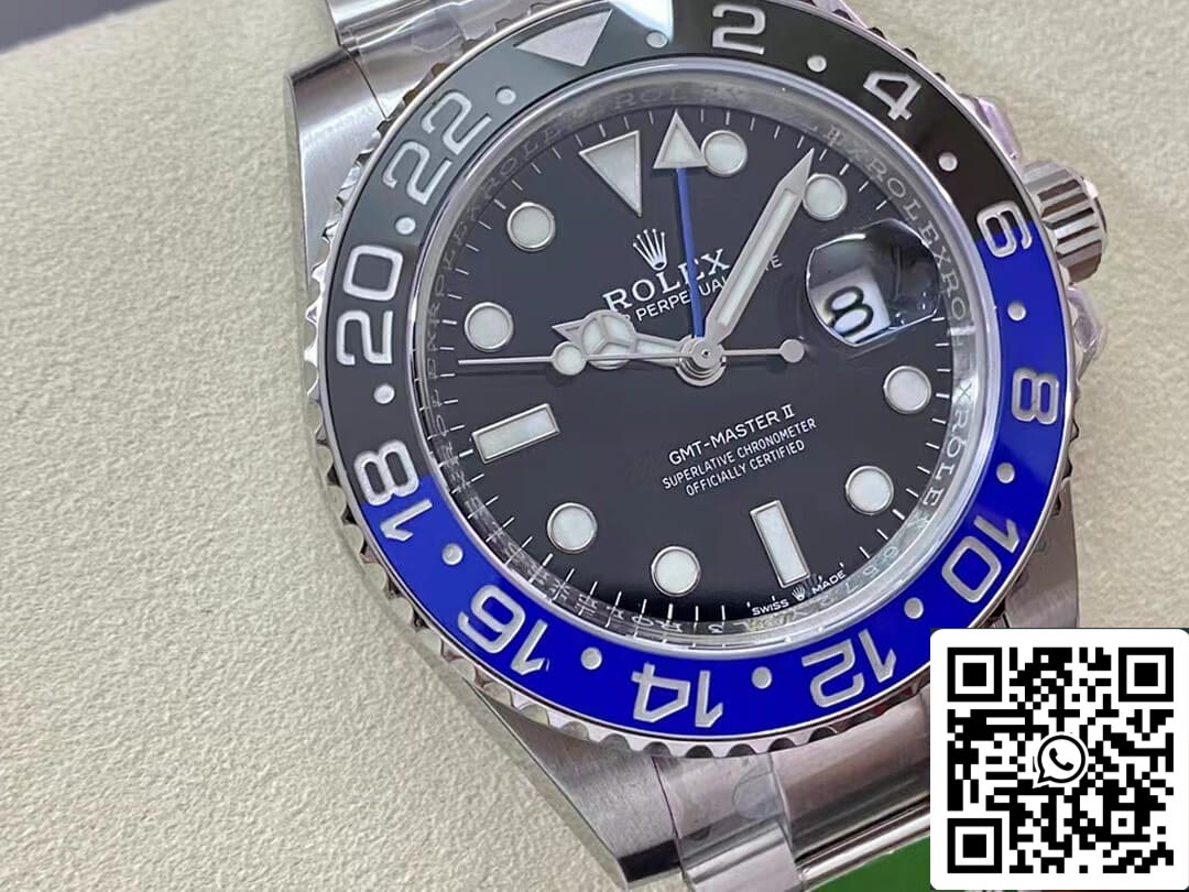 Rolex GMT Master II M126710blnr-0003 1:1 Meilleure édition C+ Cadran noir d'usine