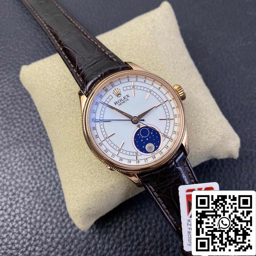 Rolex Cellini M50535-0002 1:1 Best Edition KZ Factory, weißes Zifferblatt