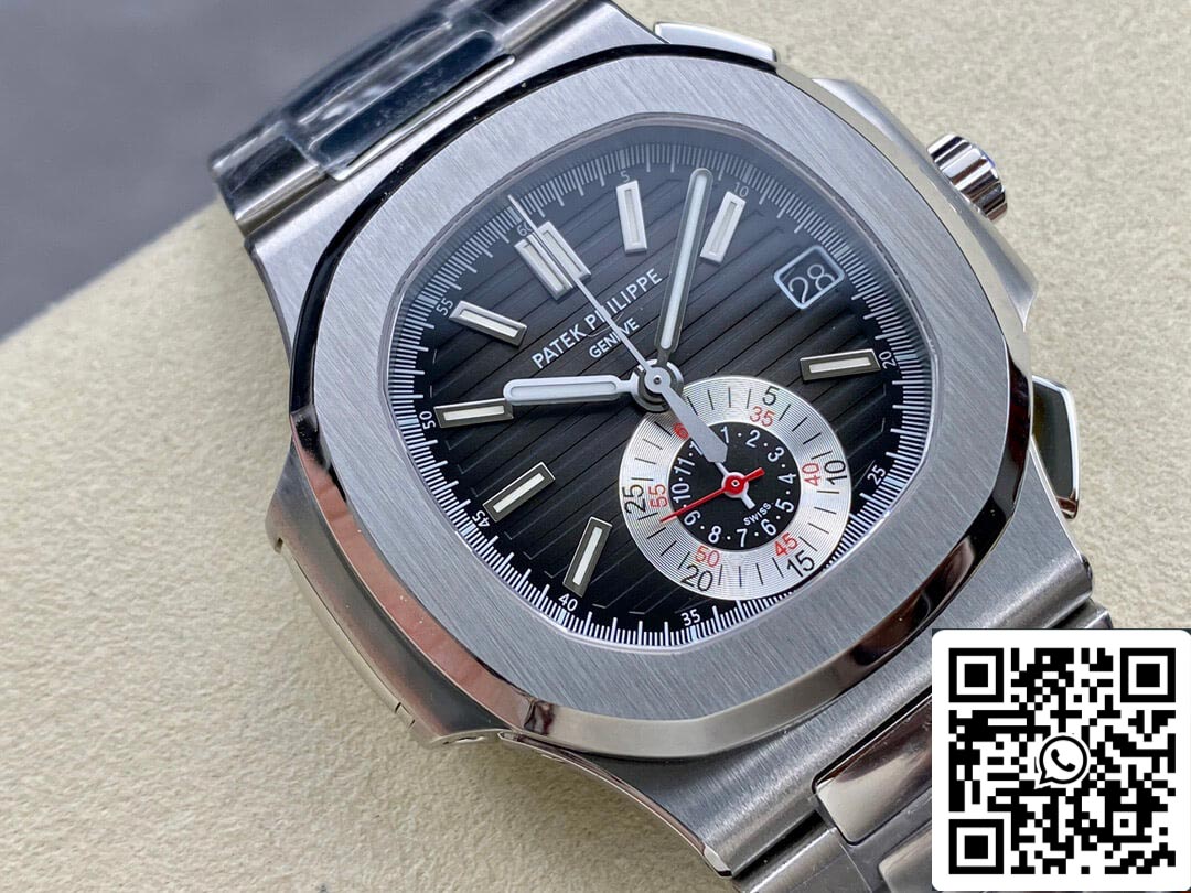 Patek Philippe Nautilus 5980/1A-014 1:1 Meilleure édition PPF Factory Cadran noir