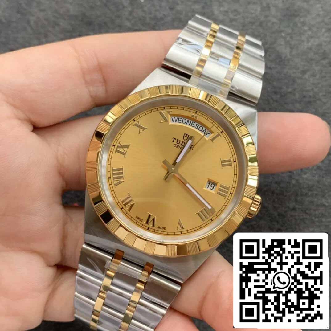 Replik Tudor Royal M28603-0004 Day Date V7 Factory Gelbgold