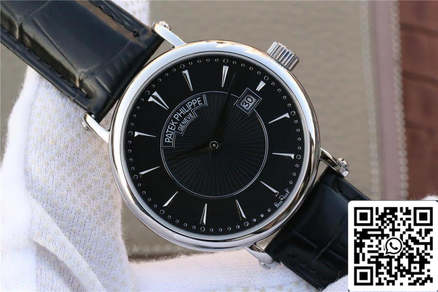 Patek Philippe Calatrava 5153G-001 1:1 Best Edition ZF Factory schwarzes Zifferblatt